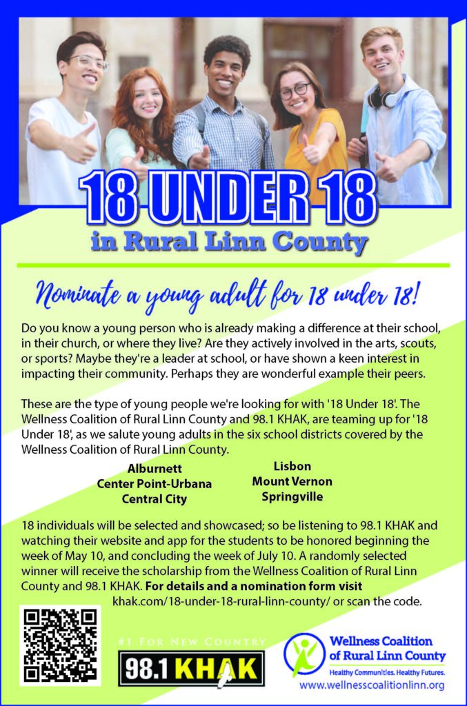 Call for Nomination for 18 Under 18