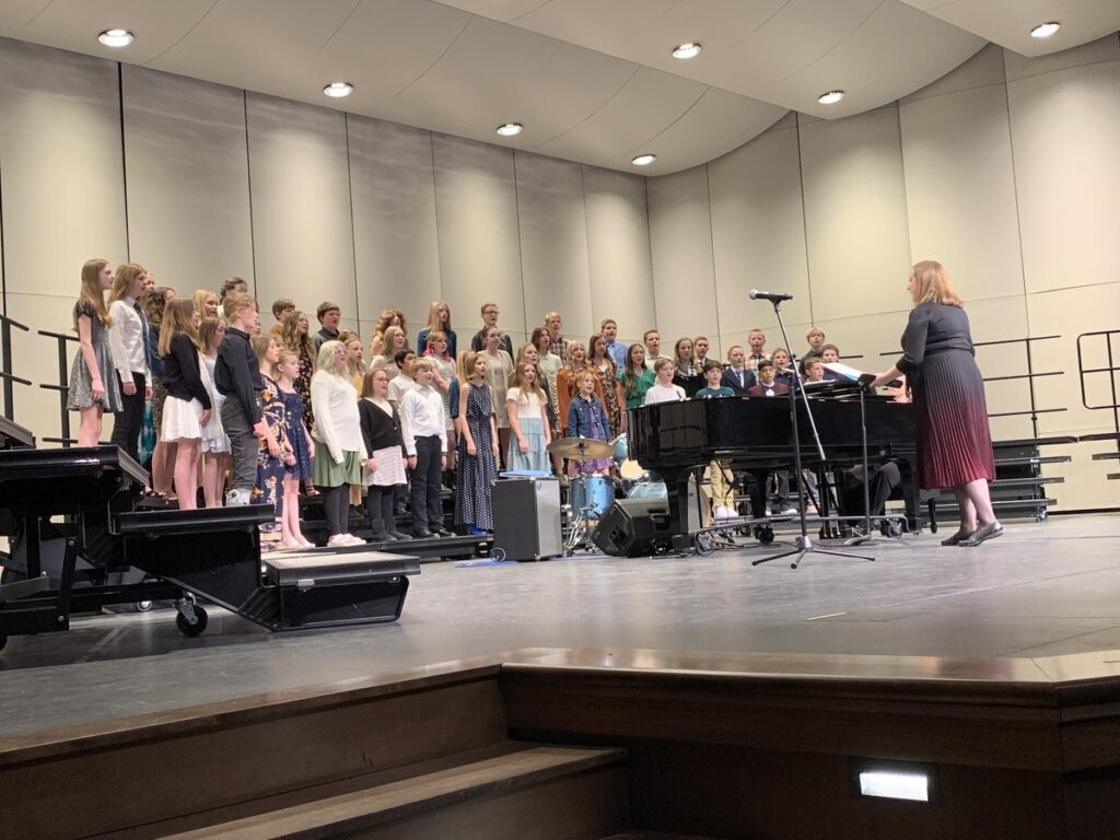 Treble clef MS chorus